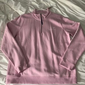 Light purple Vineyard Vines kids XL quarter zip